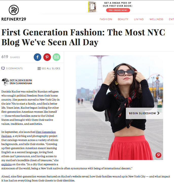 First Generation Fashion Refinery29