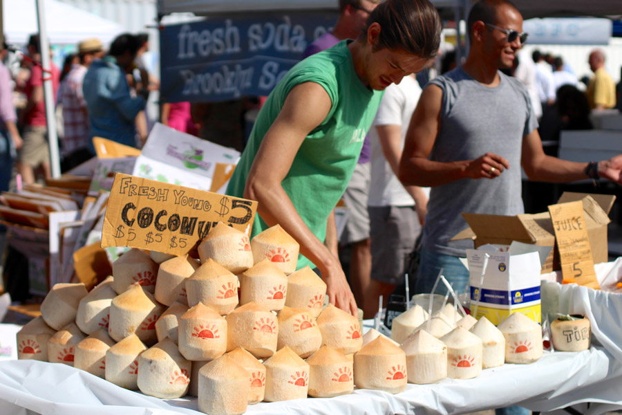 smorgasburg coconut water